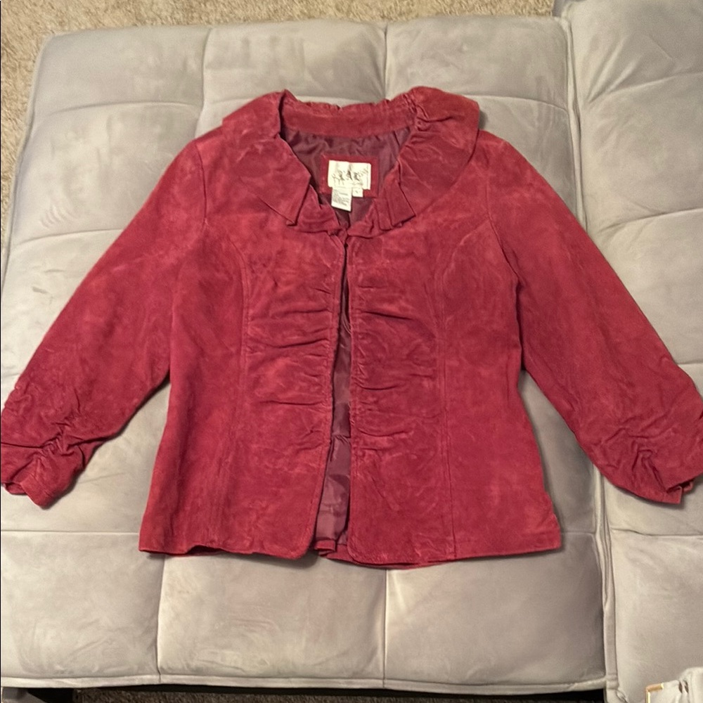 Live a Little Pink Leather Jacket